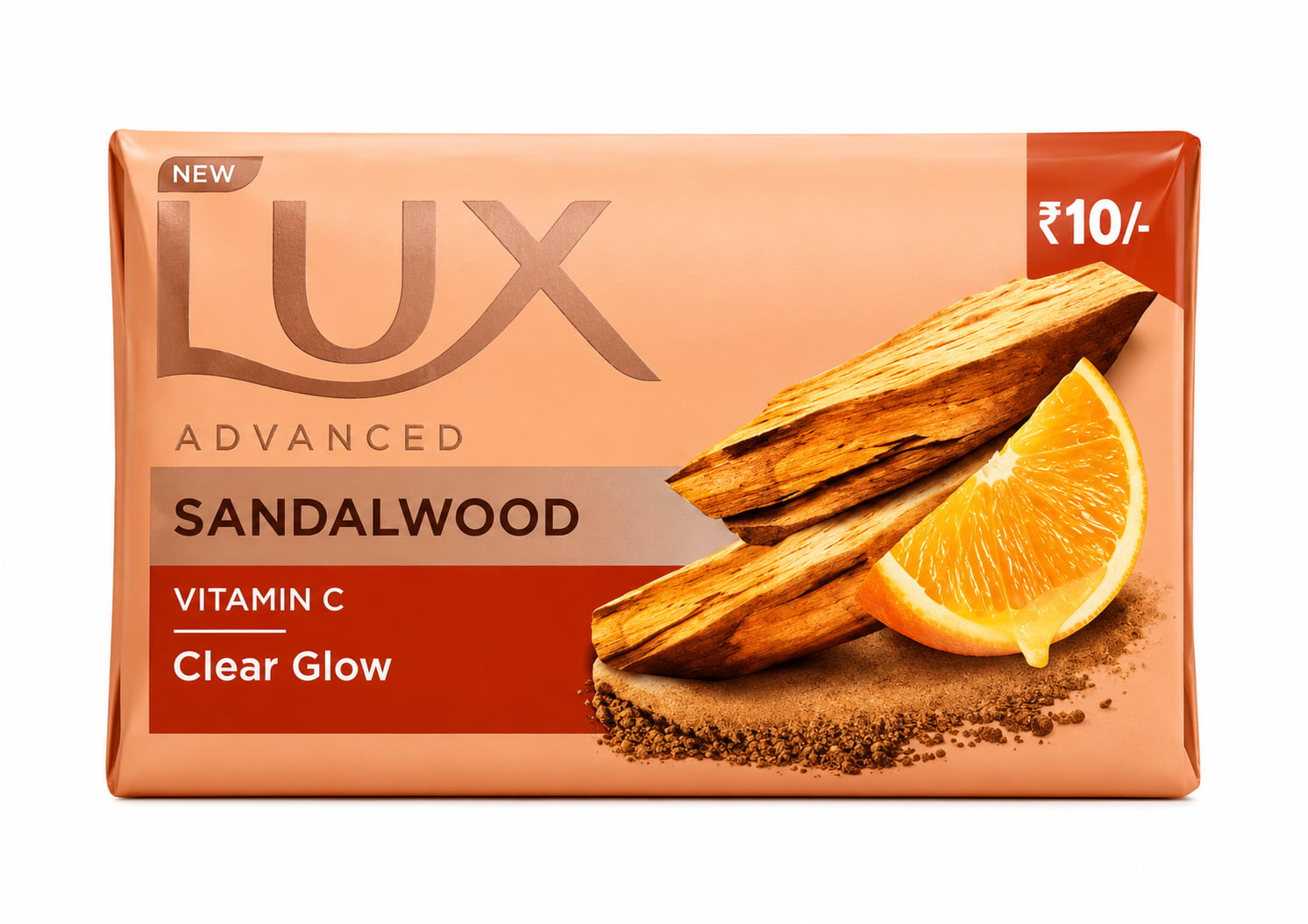 Lux Advanced Sandalwood Vitamin C Soap (Pack of 10)